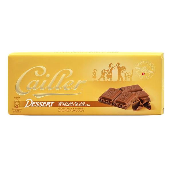 Imagem de Chocolate ao Leite Com Gianduia de Avelãs Cailler 100g