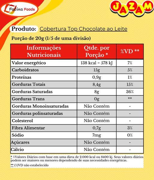 Chocolate Ao Leite em Barra 1 Kg Mais Fácil de Derreter - Jazam Imagem de Chocolate Ao Leite em Barra 1 Kg Mais Fácil de Derreter