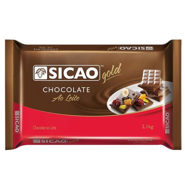 Imagem de Chocolate ao leite gold barra 2,1kg - sicao