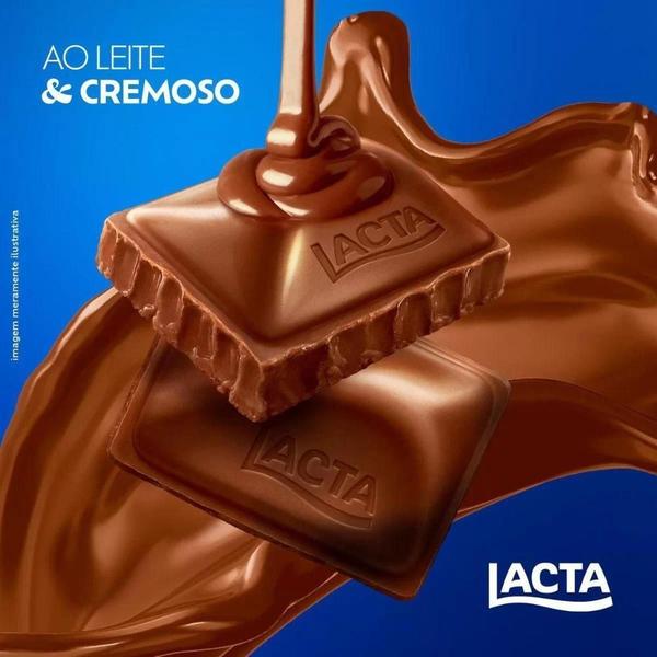 Imagem de Chocolate Ao Leite Lacta Kit 17 Barras De 80G