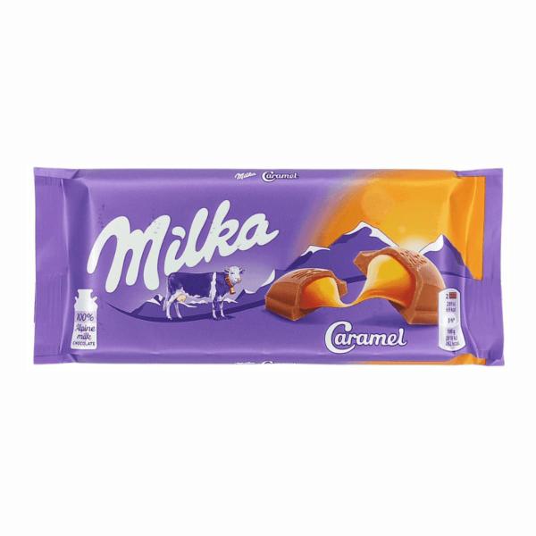 Imagem de Chocolate ao leite Milka Caramelo 100g Importado