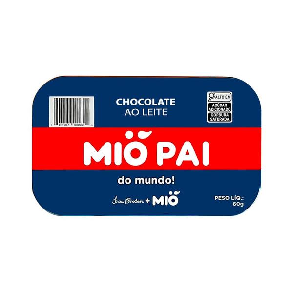 Imagem de Chocolate Ao Leite Mió Pai do Mundo Lata 60g