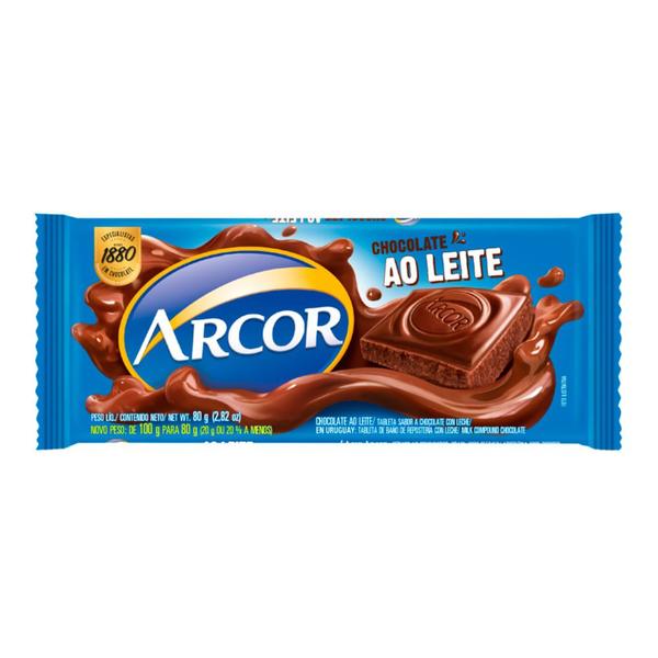 Imagem de Chocolate Arcor ao Leite 80g