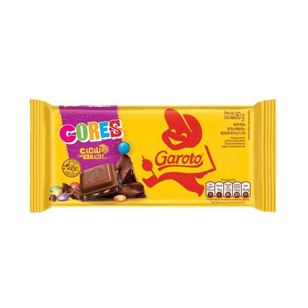 Imagem de Chocolate Barra Garoto 80g Cores