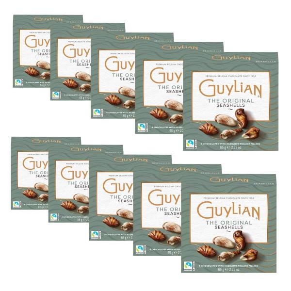 Chocolate Belga Bombom Pralinê Guylian 10 Caixas 65G Imagem de Chocolate Belga Bombom Pralinê Guylian 10 Caixas 65G