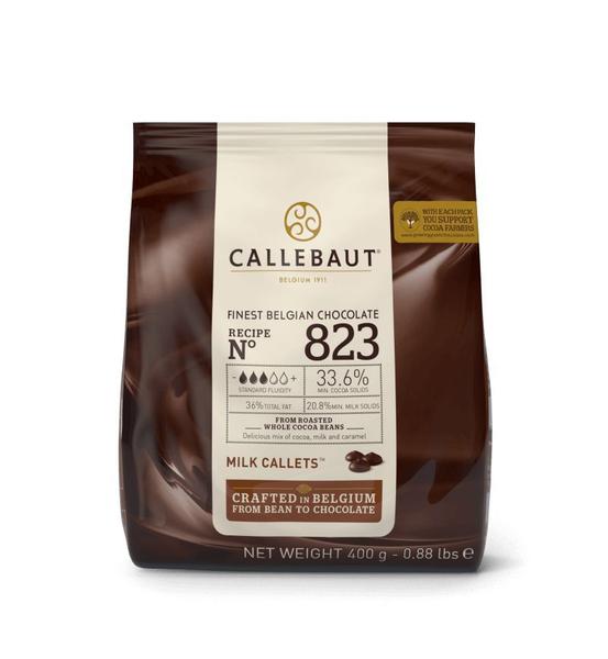 Imagem de Chocolate Belga Callebaut - Gotas Ao Leite - 823-BR-D94 - 400g - Rizzo