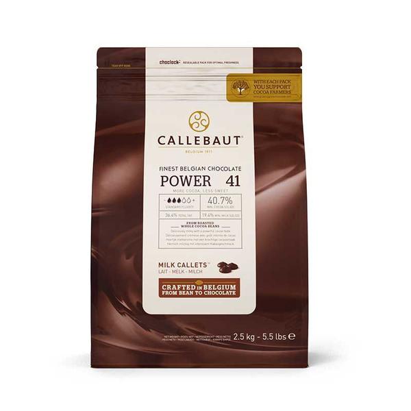 Imagem de Chocolate Belga Callebaut - Gotas Ao Leite - Power 41 BR-U75 - 2,5 kg - Rizzo