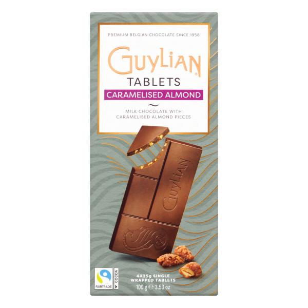 Imagem de Chocolate Belgian Caramelised Almond GUYLIAN 100g