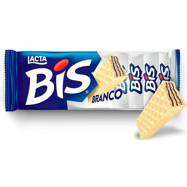 Chocolate Bis Branco c/16 unid. - Lacta - Mondelez Imagem de Chocolate Bis Branco c/16 unid. - Lacta