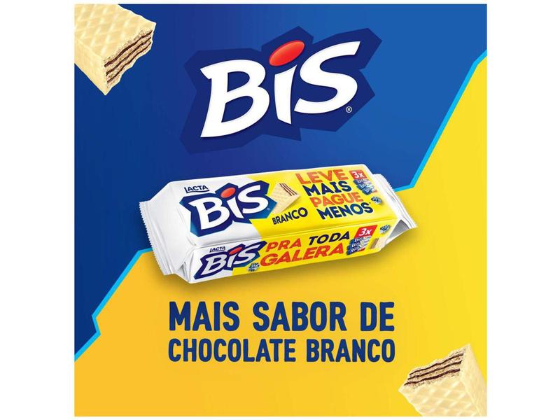 Chocolate Bis Laka Chocolate Branco 378g Lacta Imagem de Chocolate Bis Laka Chocolate Branco 378g Lacta