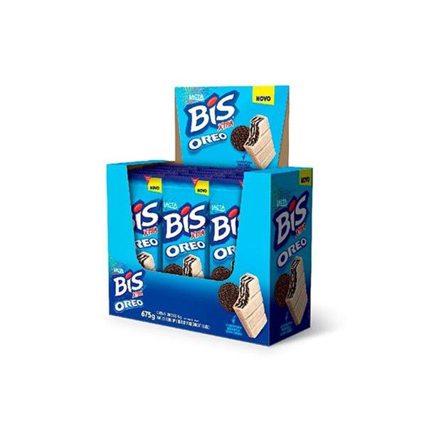 Chocolate Bis Xtra Oreo C/15un 45gr - Lacta Imagem de Chocolate Bis Xtra Oreo C/15un 45gr - Lacta