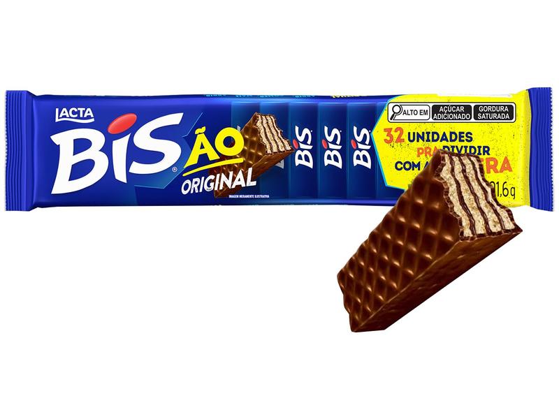 Imagem de Chocolate Bisão Original ao Leite 201,6g Lacta