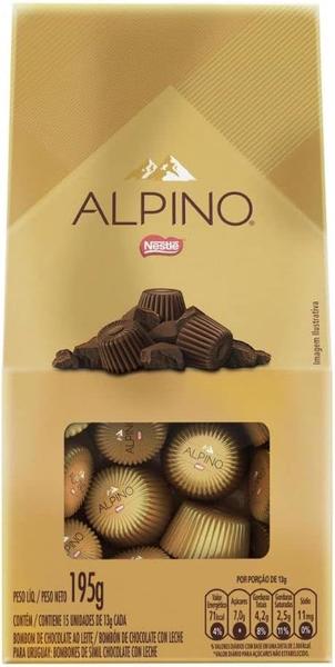 Imagem de Chocolate Bombom Alpino C/15 - Nestlé Para Presente