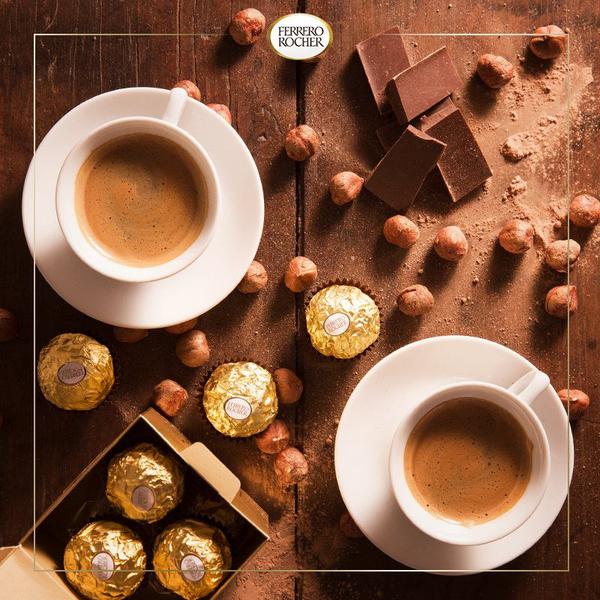 Imagem de Chocolate Bombom Ferrero Rocher 3 Caixas de 4 Unidades