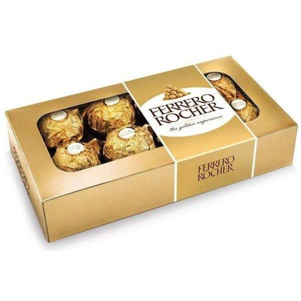 Imagem de Chocolate Bombom Ferrero Rocher C/8un - Ferrero