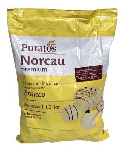 Imagem de Chocolate Branco 1kg Norcau Premium Em Gotas Fracionado