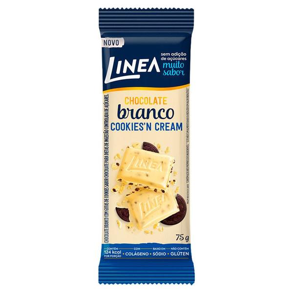 Imagem de Chocolate Branco Linea Cookies'n Cream 75g