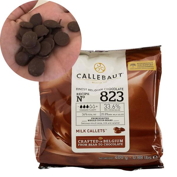 Imagem de Chocolate Callebaut Ao Leite Em Gotas Nº 823 Belga 400 G