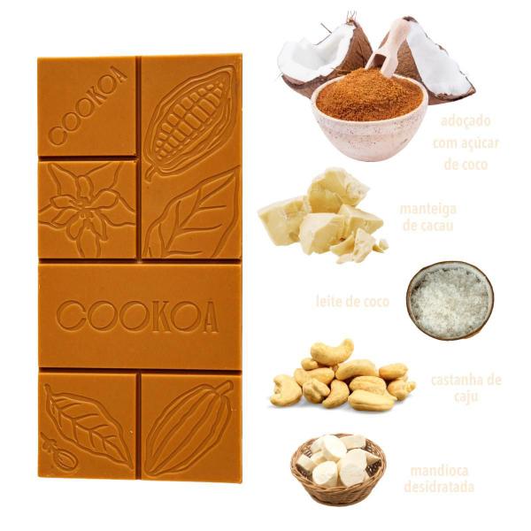 Chocolate Caramelo (Barra 80G) - Cookoa Imagem de Chocolate Caramelo (Barra 80G)