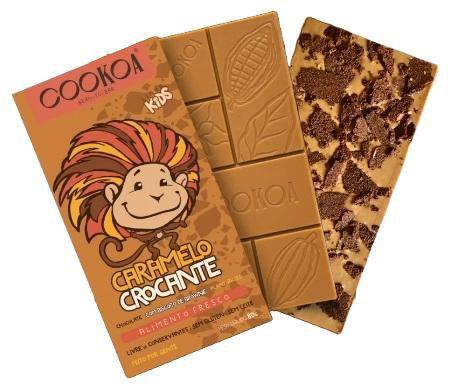 Imagem de Chocolate Caramelo Crocante Vegano Cookoa 80g