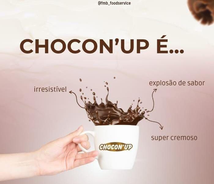 Imagem de Chocolate Choconup Quente Cremoso Tipo Suiço Europeu 200g Faz 1 Litro