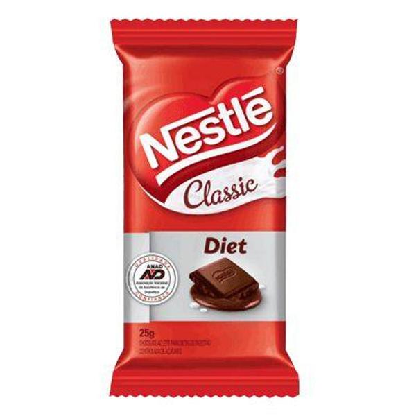 Imagem de Chocolate Classic Diet Ao Leite C/22un 25gr - Nestlé