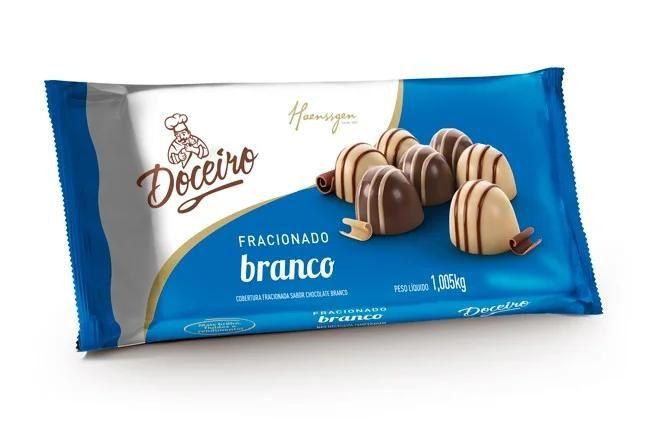 Imagem de Chocolate Cobertura Fracionada - Doceiro - Branco -  1,005Kg