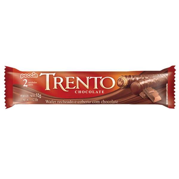 Imagem de Chocolate Com Wafer Trento Recheio Chocolate 16Un - Peccin