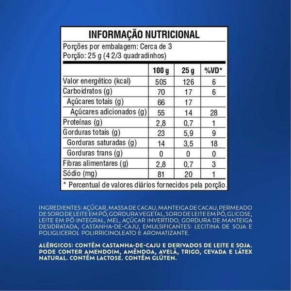 Chocolate Diamante Negro Lacta Kit 3 Barras De 80G Imagem de Chocolate Diamante Negro Lacta Kit 3 Barras De 80G