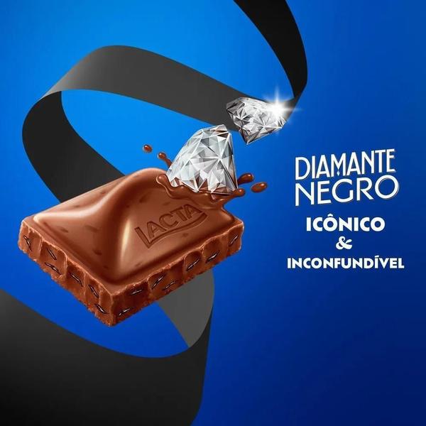 Chocolate Diamante Negro Lacta Kit 3 Barras De 80G Imagem de Chocolate Diamante Negro Lacta Kit 3 Barras De 80G