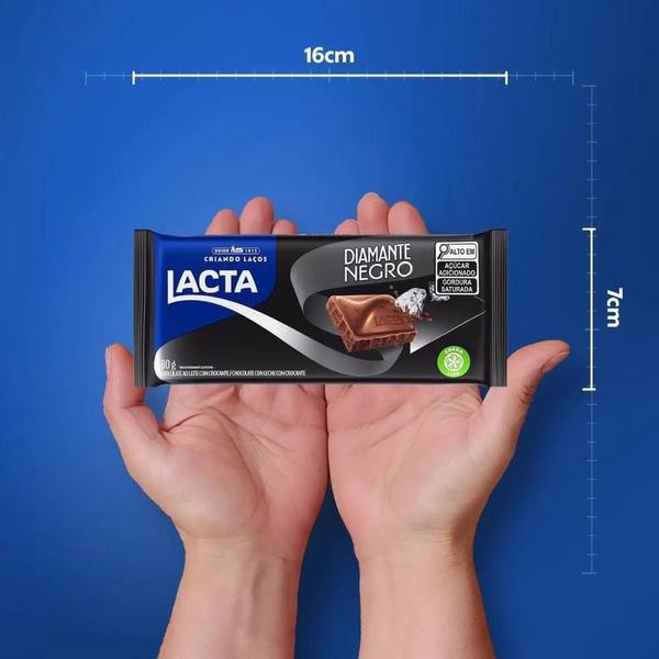 Chocolate Diamante Negro Lacta Kit 3 Barras De 80G Imagem de Chocolate Diamante Negro Lacta Kit 3 Barras De 80G