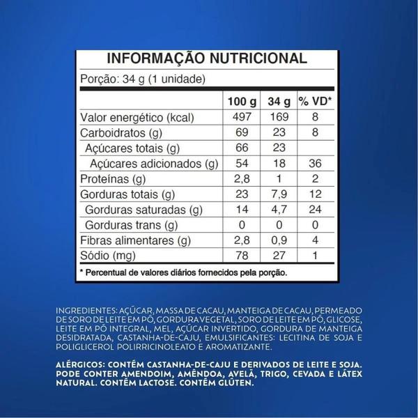 Chocolate Diamante Negro Tablete Lacta Kit 3 Unidades 34G Imagem de Chocolate Diamante Negro Tablete Lacta Kit 3 Unidades 34G