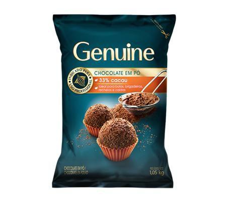 Chocolate em pó 33% 1,05kg genuine Imagem de Chocolate em pó 33% 1,05kg genuine