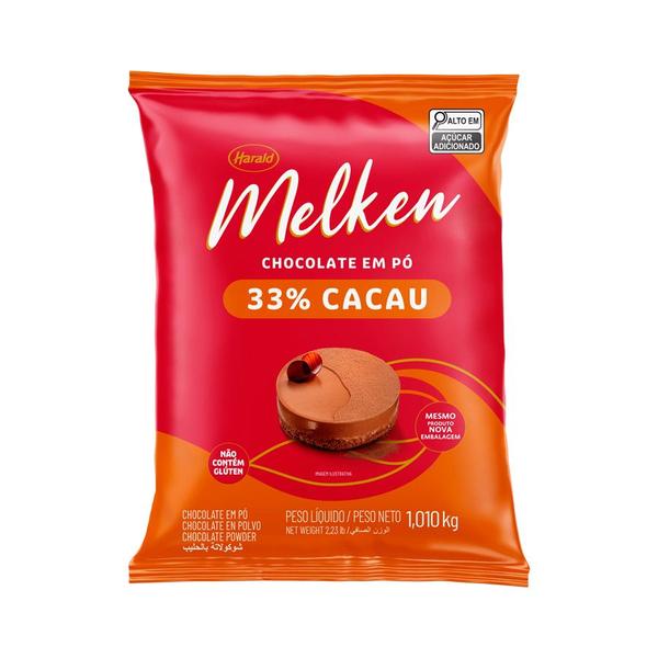 Chocolate em Pó 33% - Melken - 1,010kg - 1 unidade - Harald - Rizzo Imagem de Chocolate em Pó 33% - Melken - 1,010kg - 1 unidade - Harald - Rizzo