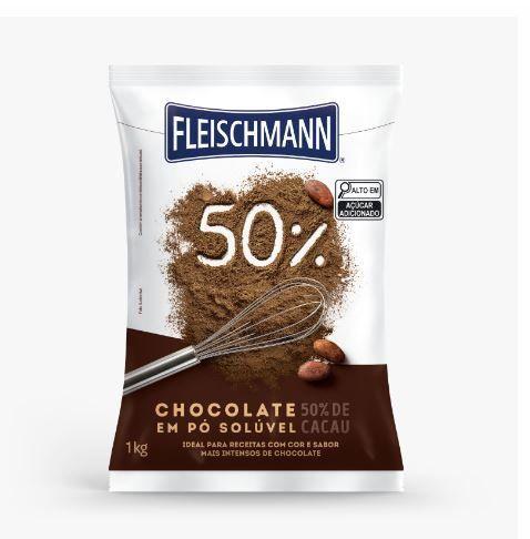 Imagem de Chocolate Em Pó 50% 1kg - Fleischmann