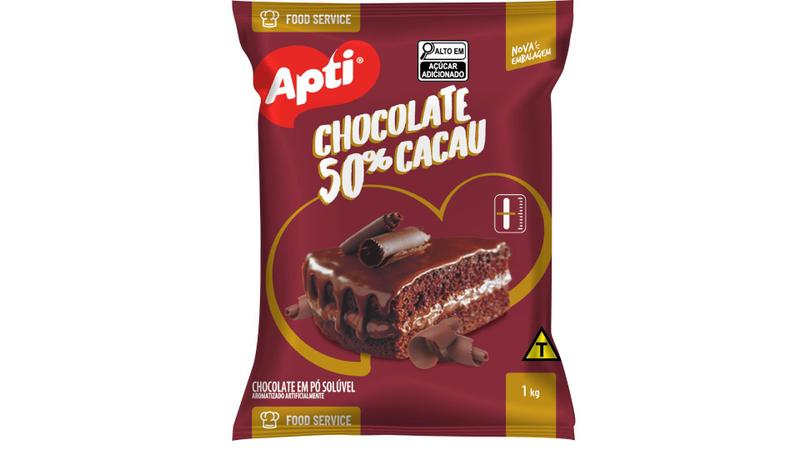 Chocolate Em Pó 50% Cacau - Apti - 1kg Imagem de Chocolate Em Pó 50% Cacau - Apti - 1kg