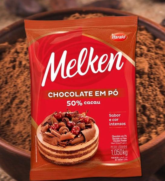 Imagem de Chocolate Em Pó 50% Cacau Melken Harald 1,05kg