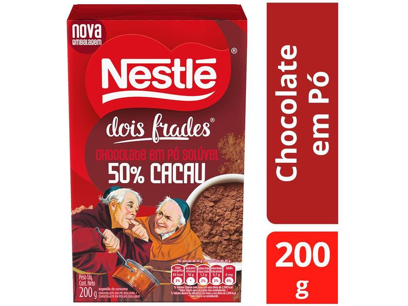 Imagem de Chocolate em Pó 50% Cacau Nestlé Dois Frades