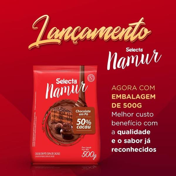 Chocolate em Pó 50% Cacau Selecta 1,010kg Imagem de Chocolate em Pó 50% Cacau Selecta 1,010kg