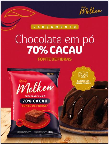 Imagem de Chocolate em Pó  70% Cacau 500g Melken Harald