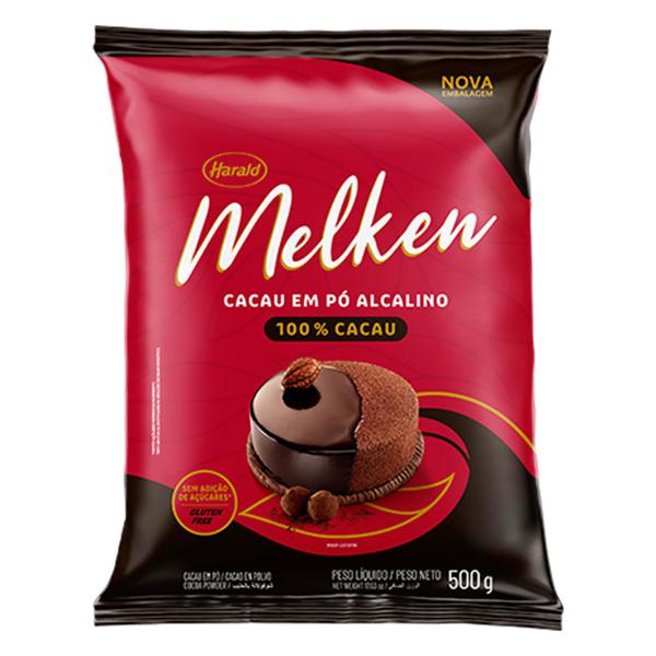 Chocolate em Pó Alcalino 100% Cacau Melken 500g Harald Imagem de Chocolate em Pó Alcalino 100% Cacau Melken 500g Harald