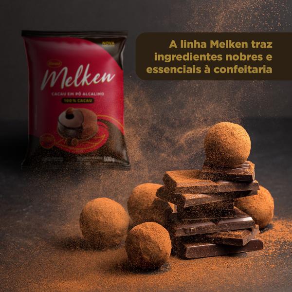 Chocolate em Pó Alcalino 100% Cacau Melken 500g Harald Imagem de Chocolate em Pó Alcalino 100% Cacau Melken 500g Harald