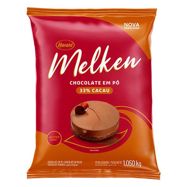 Imagem de Chocolate em Pó Melken Cacau 33% 1,05Kg Harald