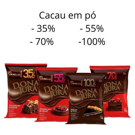 Imagem de Chocolate em Pó Solúvel 70% Cacau Sabor/Cor Show p/Bolo 200g