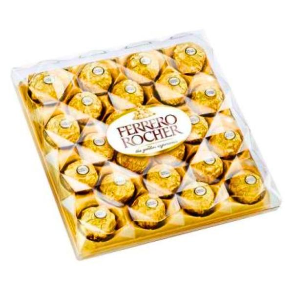 Imagem de Chocolate Ferrero Rocher Diamante T24 - 24 Bombons