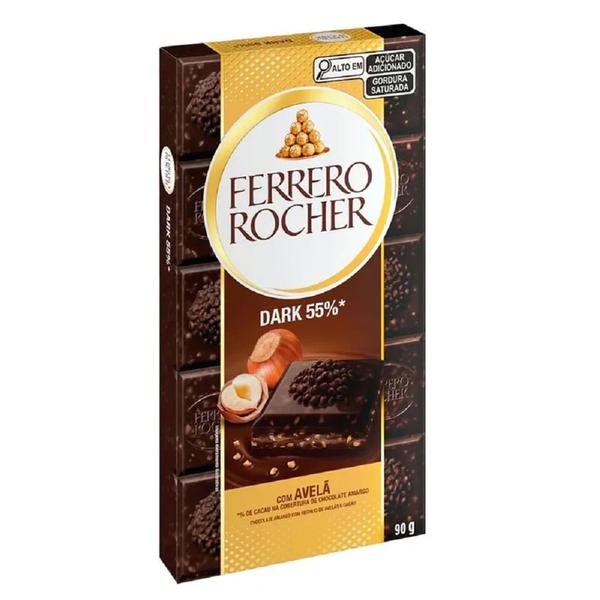 Imagem de Chocolate Ferrero Rocher Tablete Dark 55% 90g