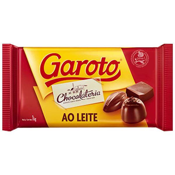 Chocolate Garoto Barra 1Kg Ao Leite Imagem de Chocolate Garoto Barra 1Kg Ao Leite