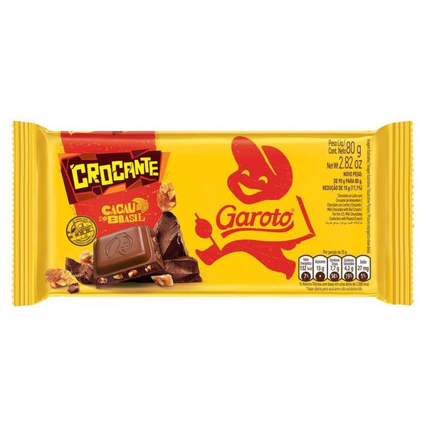 Imagem de Chocolate Garoto Crocante 80g