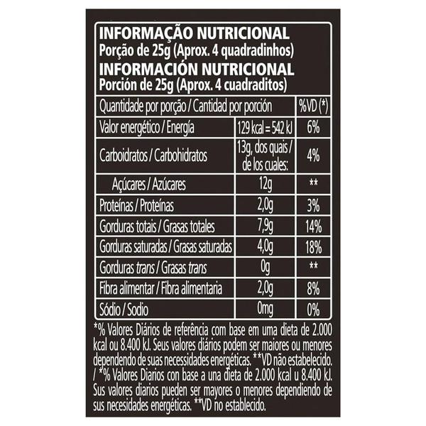 Imagem de Chocolate Garoto Talento Meio Amargo com Amêndoas 85g - Embalagem com 12 Unidades