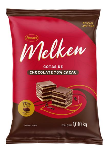 Imagem de CHOCOLATE HARALD MELKEN 1,01kg GOTAS 70%